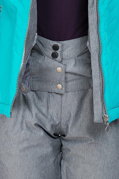 Женский горнолыжный Костюм High Experience Бирюзовый, 6980309K1