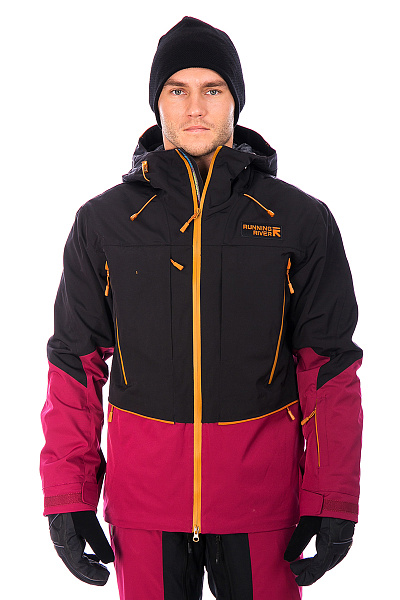 Мужская горнолыжная Куртка Running River Черный, 827833
