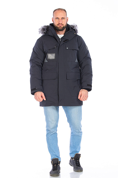 Парка WHS Темно-синий, 8783419