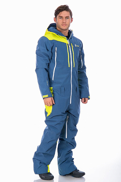 Мужской горнолыжный Комбинезон Snow Headquarter Салатовый, 838115