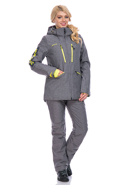 Женская горнолыжная Куртка WHS Темно-серый, 8783237