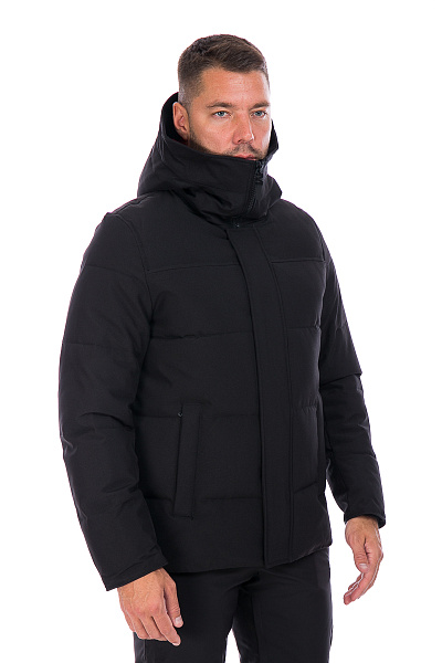 Мужской зимний Пуховик WHS Черный, 8783200