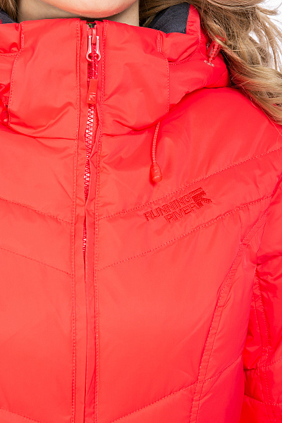 Женский горнолыжный Пуховик Running River Коралловый, 827866