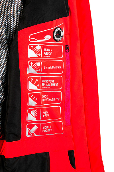 Женский горнолыжный Костюм WHS Коралловый, 8783321K3