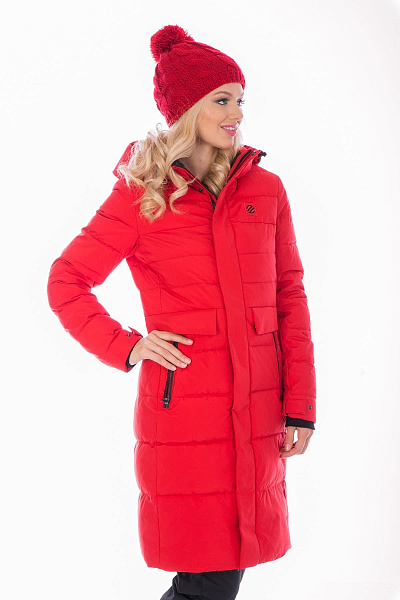 Женский зимний Пуховик WHS Красный, 8783156