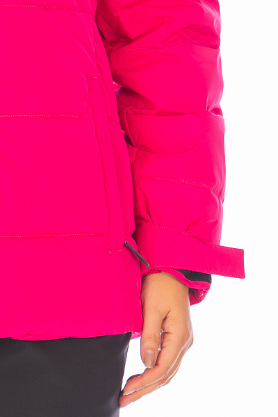 Женский зимний Пуховик Lafor Малиновый, 76702