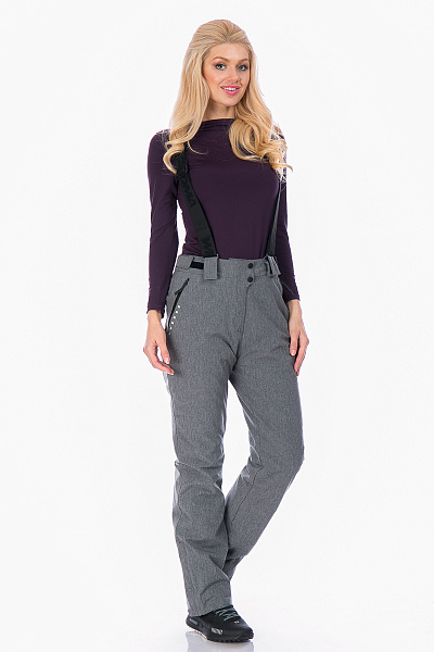 Женские горнолыжные Штаны WHS Серый, 8783239