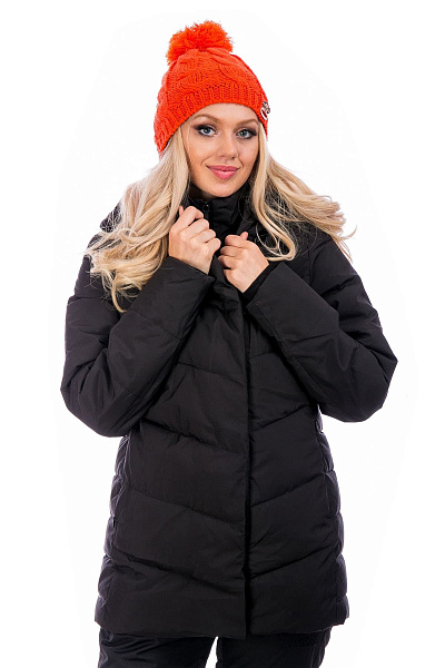 Женский зимний Пуховик WHS Черный, 8783151