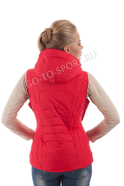 Женский горнолыжный Жилет High Experience Красный, 69803