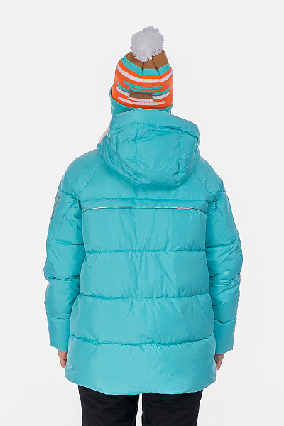 Женский зимний Пуховик WHS Голубой, 8783242