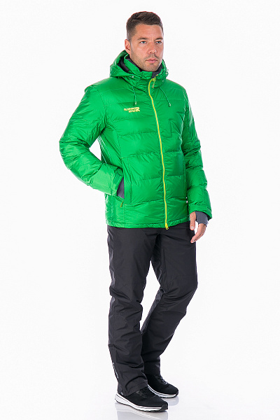 Мужской горнолыжный Пуховик Running River Зеленый, 827869