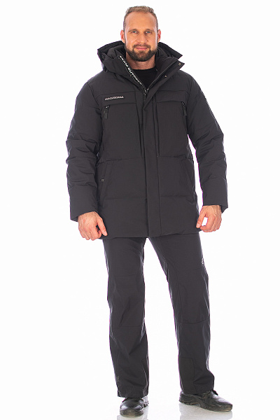 Мужской зимний Пуховик WHS Черный, 8783346