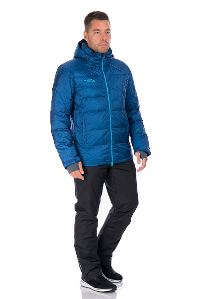 Мужской горнолыжный Пуховик Running River Синий, 827869