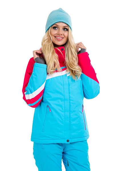 Женская горнолыжная Куртка High Experience Голубой, 6980174