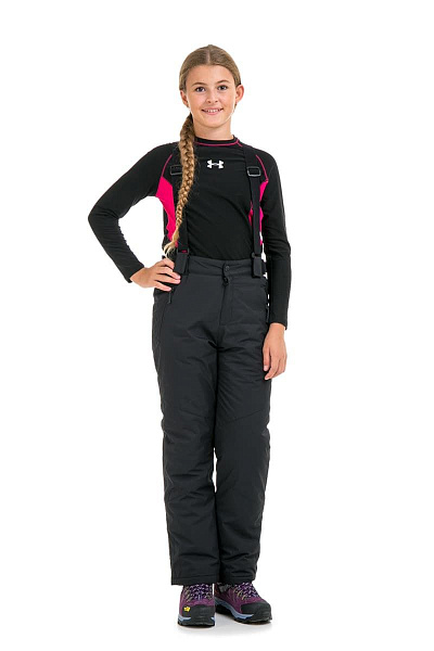 Детские горнолыжные Штаны High Experience Черный, 6980180