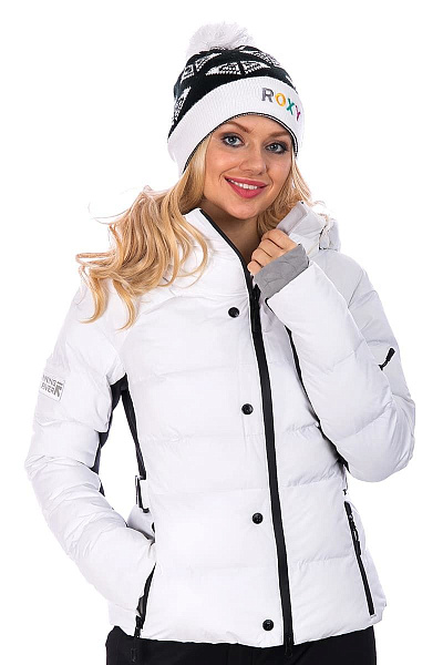 Женский горнолыжный Пуховик Running River Белый, 827825