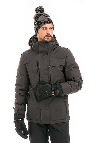 Мужская зимняя Парка WHS Серый, 878379