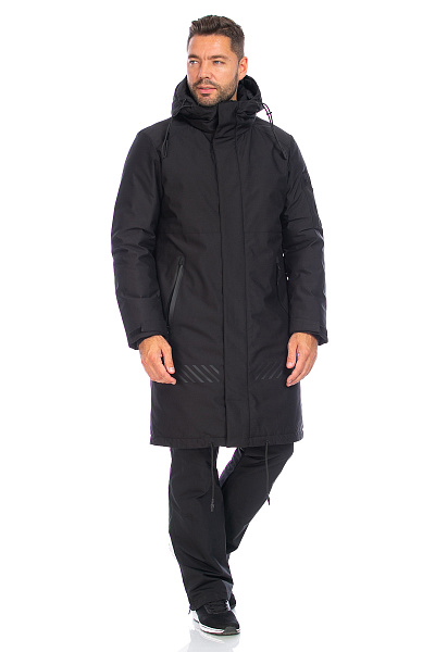 Мужская зимняя Парка Lafor Черный, 767067