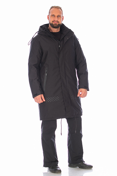 Мужская зимняя Парка Lafor Черный, 767067