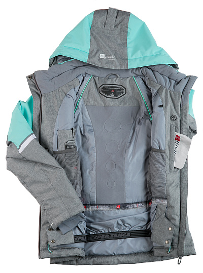 Женская горнолыжная Куртка High Experience Голубой, 6980310