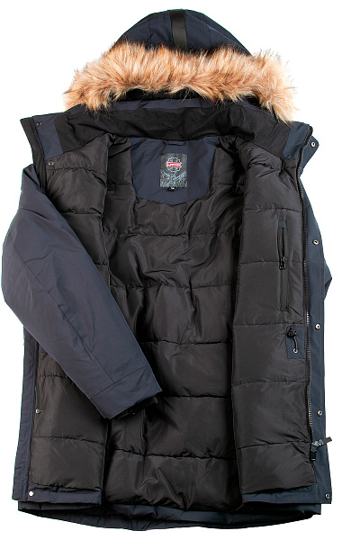 Мужская зимняя Парка Lafor Темно-серый, 767066