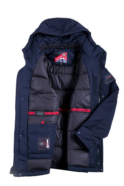 Мужская зимняя Парка WHS Синий, 8783133