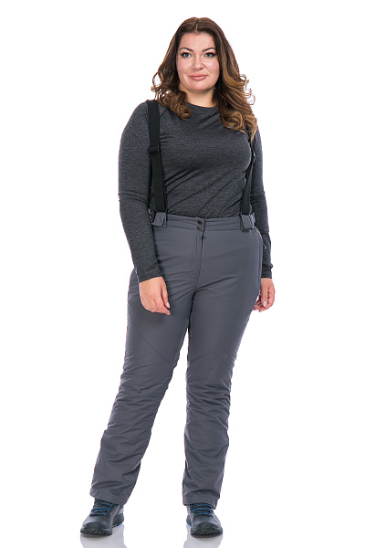 Женские горнолыжные Штаны High Experience Темно-серый, 6980328