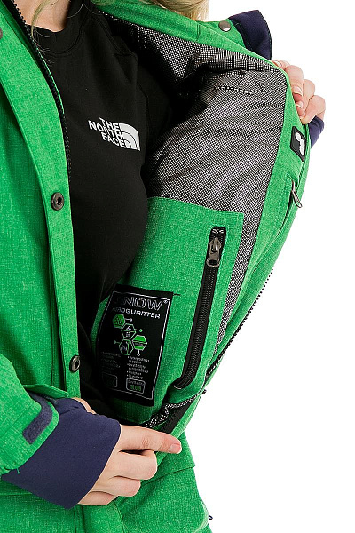 Женский горнолыжный Комбинезон Snow Headquarter Зеленый, 838111