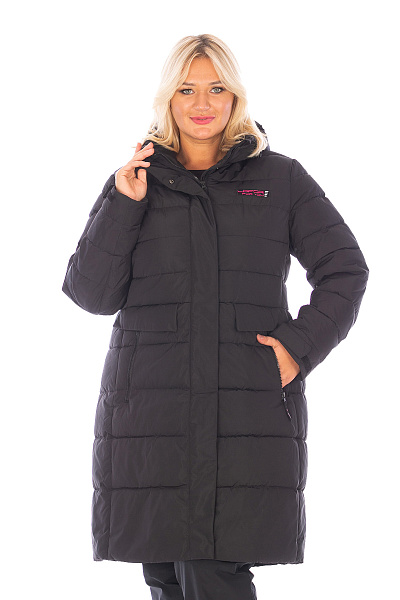 Женский зимний Пуховик Lafor Черный, 76703