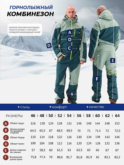 Комбинезон Lafor Зеленый, 7670159