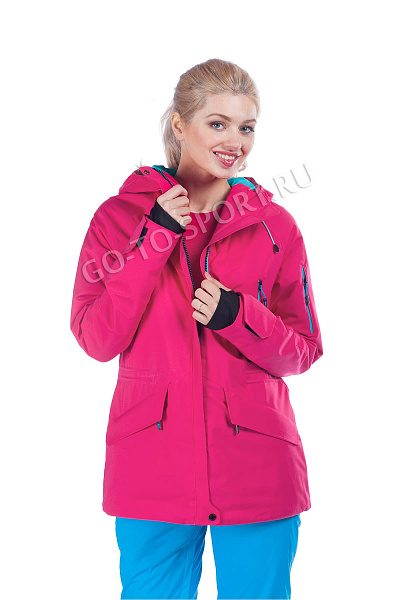 Женская горнолыжная Куртка WHS Малиновый, 878363