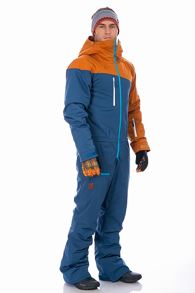 Мужской горнолыжный Комбинезон Running River Синий, 827837