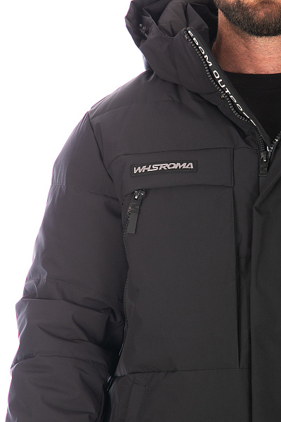 Мужской зимний Пуховик WHS Черный, 8783346