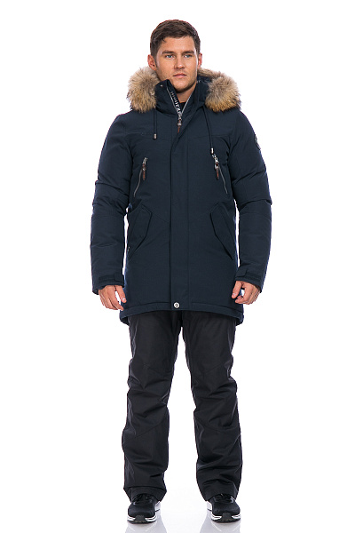 Мужская зимняя Парка High Experience Темно-синий, 6980334