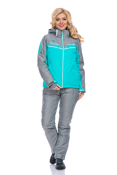 Женская горнолыжная Куртка High Experience Бирюзовый, 6980308