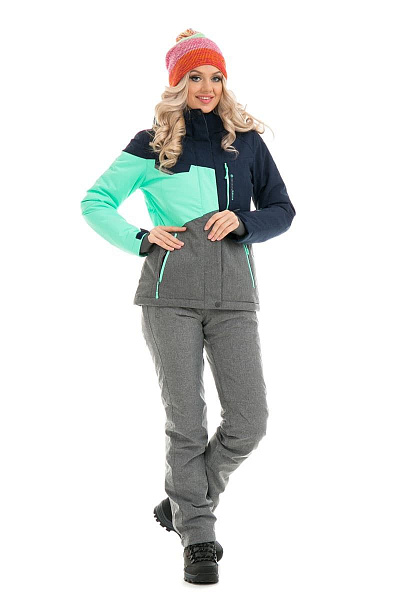 Женский горнолыжный Костюм High Experience Мятный, 6980198K2