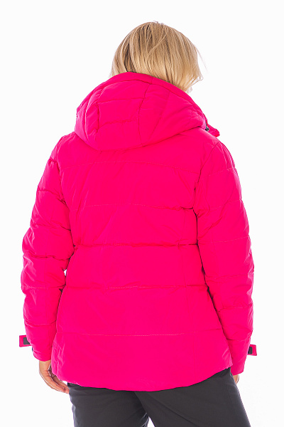 Женский зимний Пуховик Lafor Малиновый, 76702