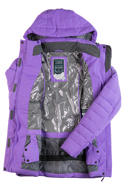Женский горнолыжный Пуховик High Experience Фиолетовый, 6980159