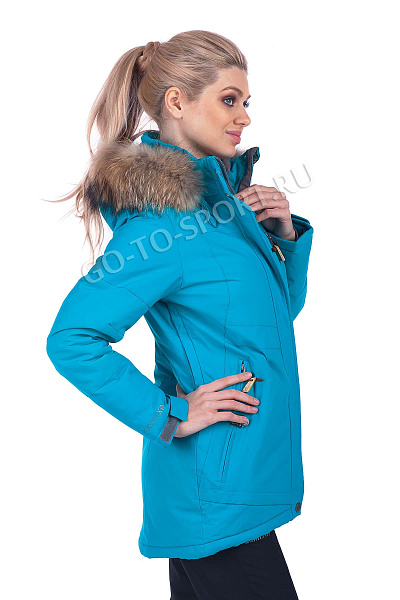 Женская зимняя Парка High Experience Голубой, 6980124