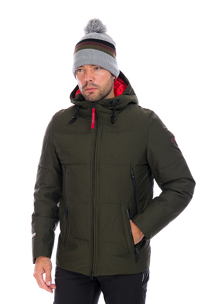 Мужской зимний Пуховик WHS Хаки, 8783228