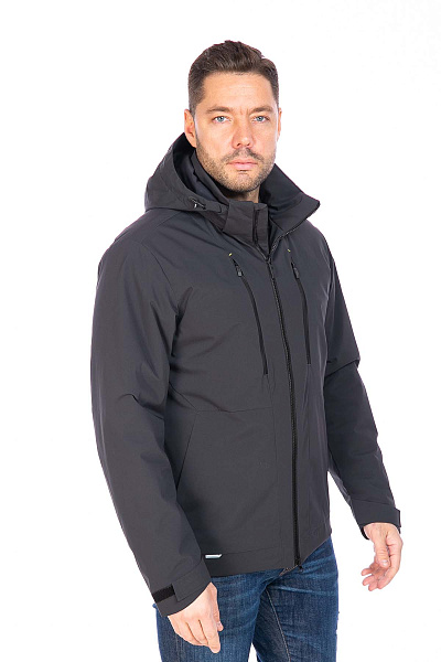 Куртка WHS Темно-серый, 8783443