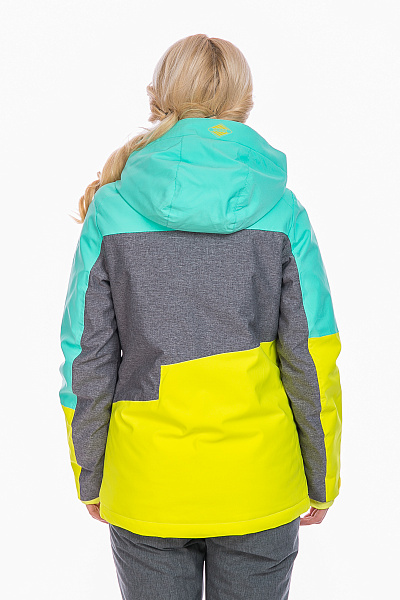 Женская горнолыжная Куртка WHS Зеленый, 8783249