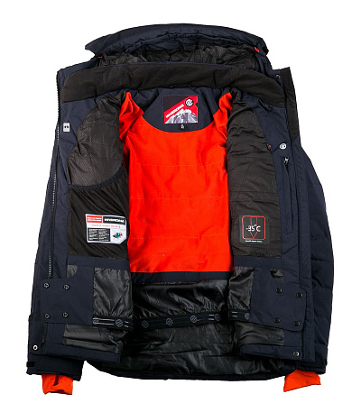 Женский горнолыжный Пуховик WHS Темно-синий, 8783139