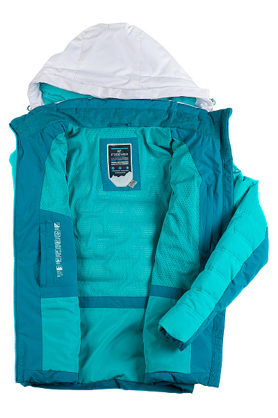 Женская горнолыжная Куртка Freever Бирюзовый, 70692