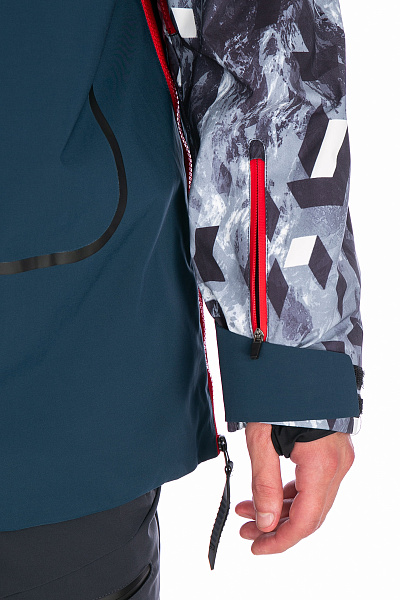 Мужской горнолыжный Анорак WHS Серо-синий, 8783327