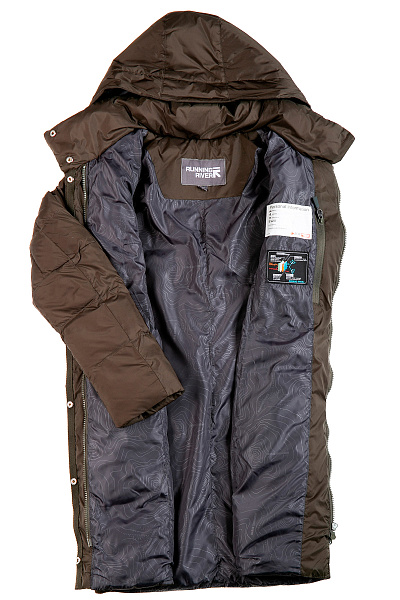 Женский зимний Пуховик Running River Хаки, 8278115
