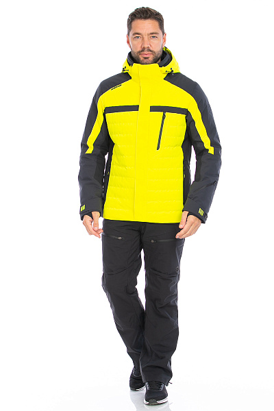 Мужская горнолыжная Куртка WHS Желтый, 8783363