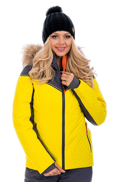 Женский горнолыжный Костюм High Experience Желтый, 6980260K2