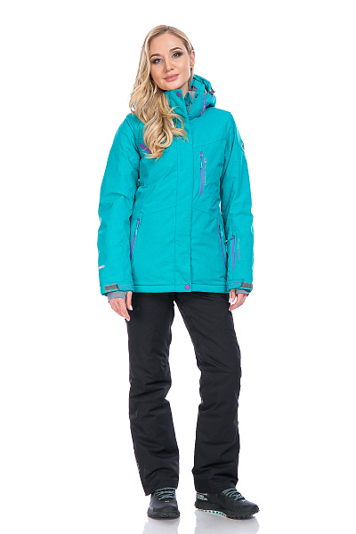 Женская горнолыжная Куртка High Experience Бирюзовый, 6980372