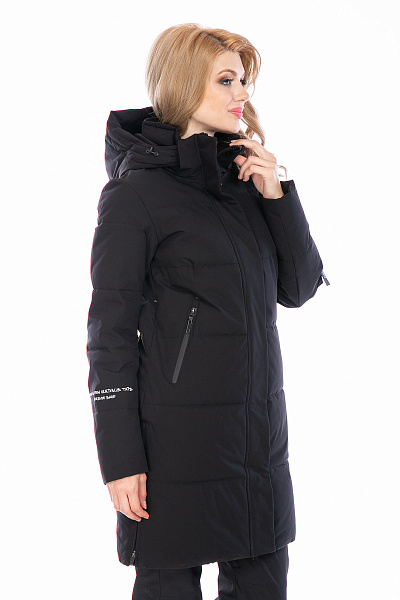Женский зимний Пуховик WHS Черный, 8783289